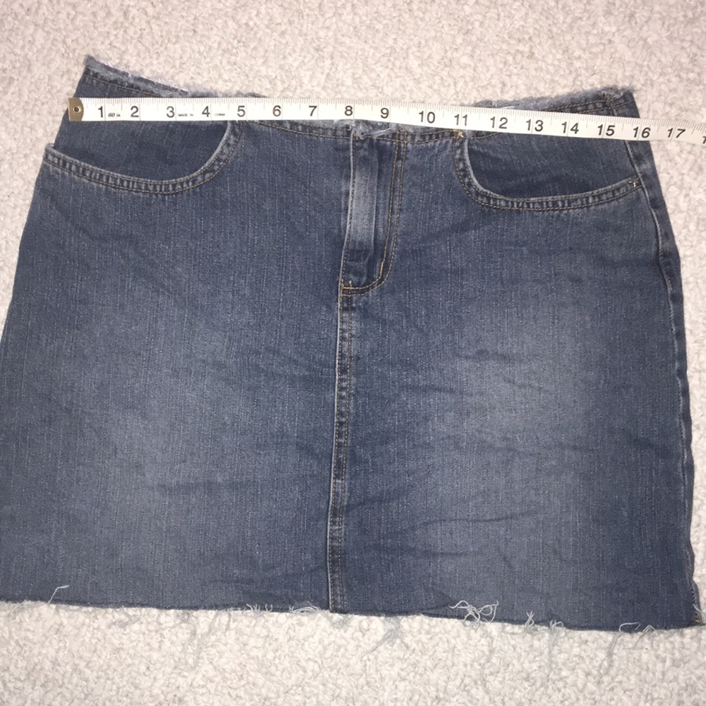 Bubblegum Jean Skirt